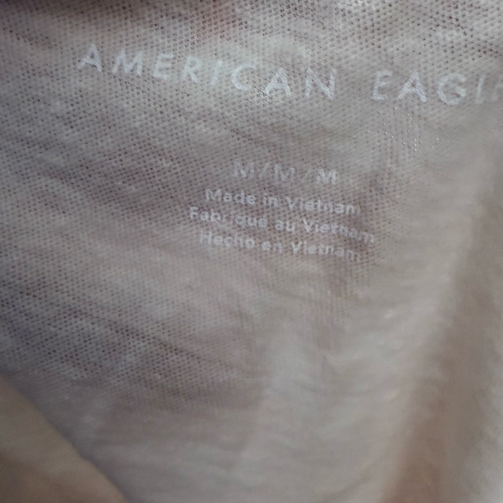American Eagle Outfitters Malibu Tennis Club Pink & White Graphic Tee NWT S M - Picture 6 of 11